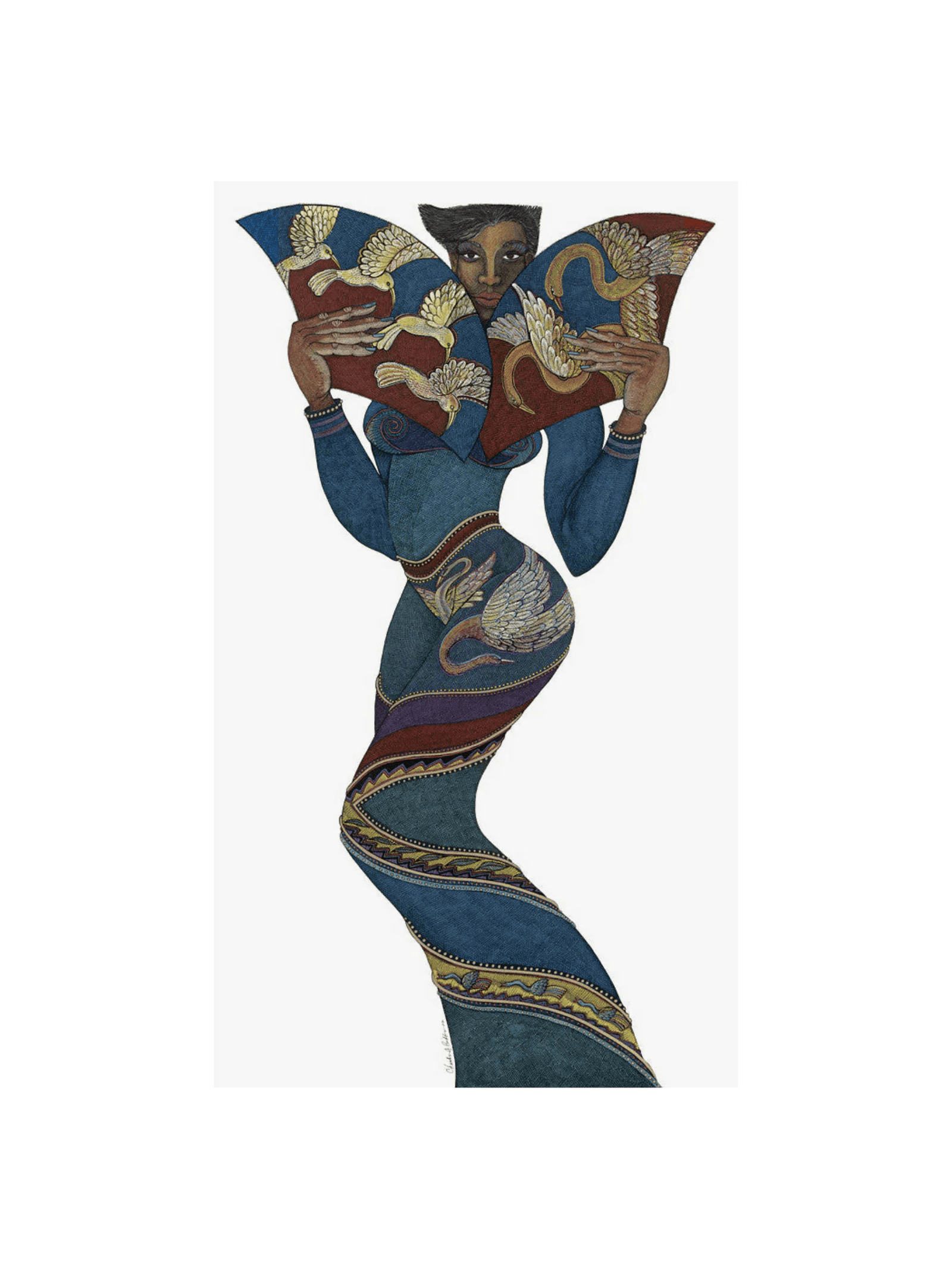 Charles Bibbs Blue Diva Giclee Edition